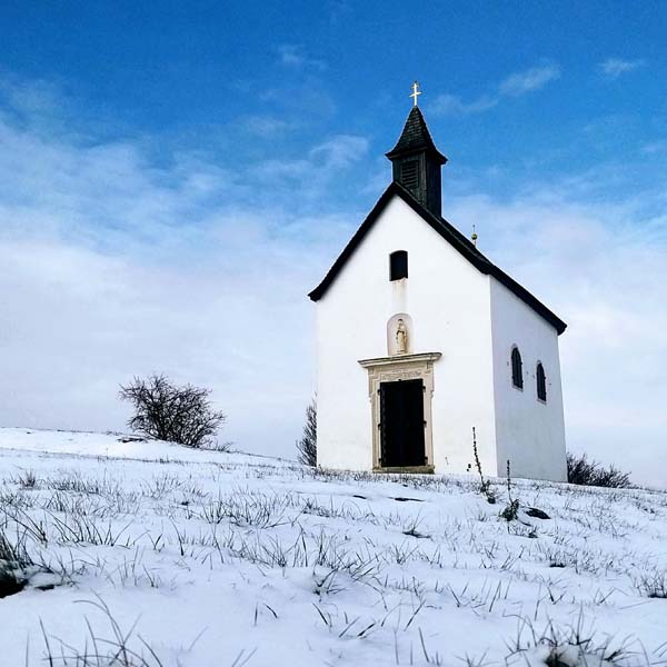 Rosaliakapelle im Winter